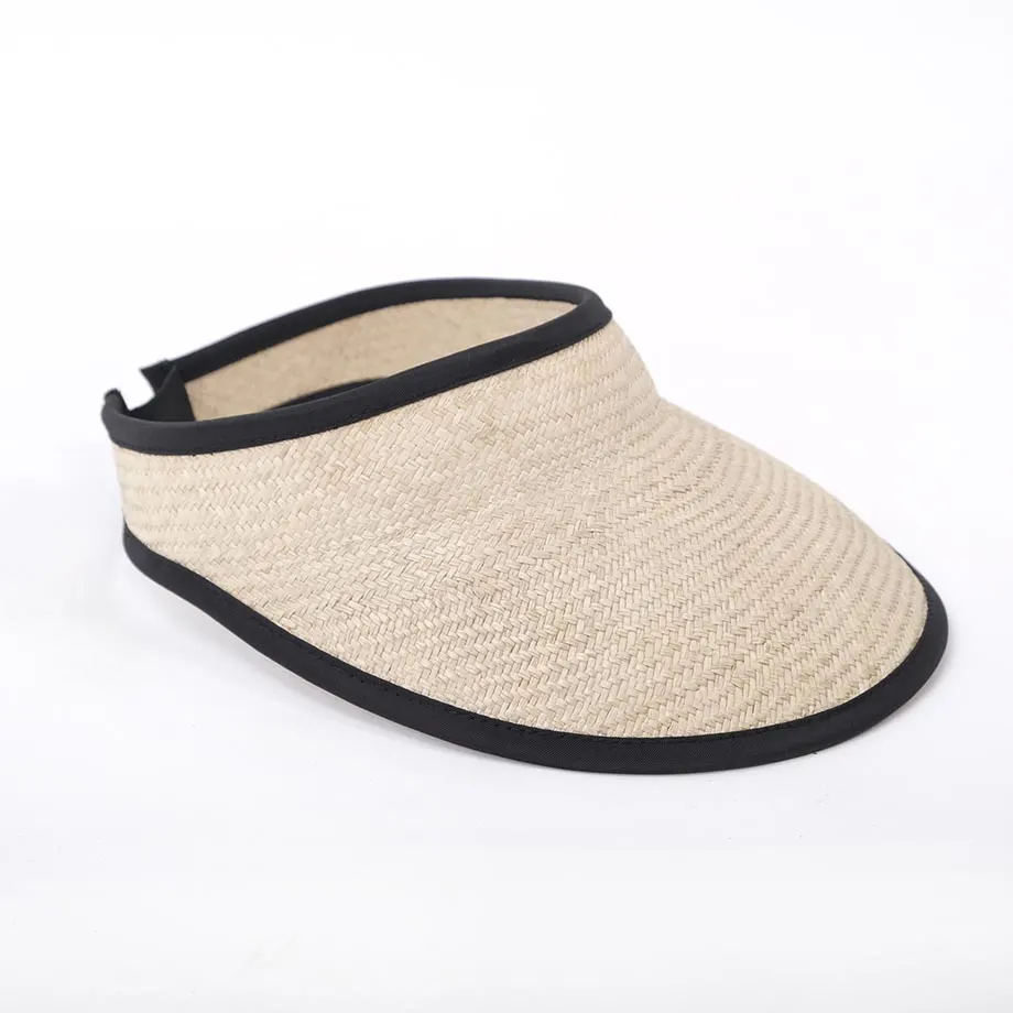 Fine Raffia Visor Hat (HT17-1047), image 1