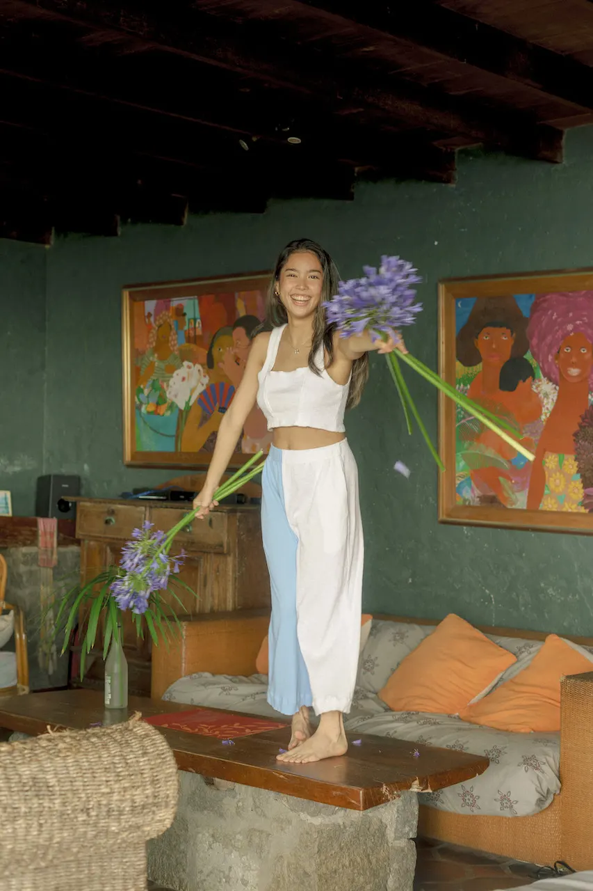 Knitty Gritty Cropped Tank + Lounge Pants