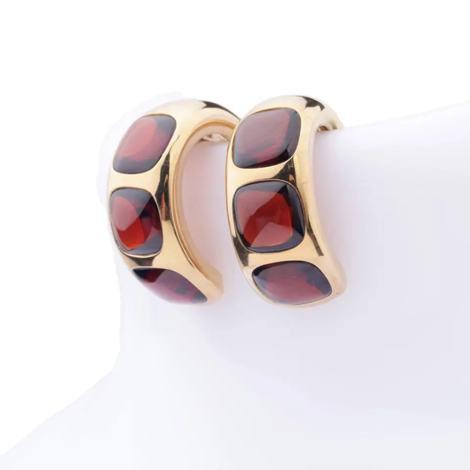 Vintage Pomellato Hinged Hoop Earrings , image 1