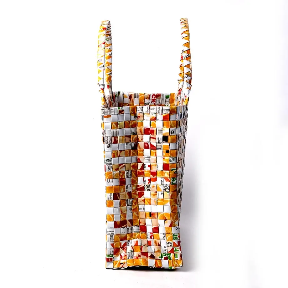 Medium Woven Square Tote (WV10-06-19), image 2