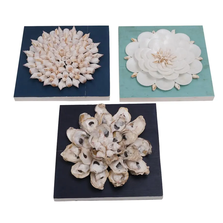  3-pc shell wall decor, image 4