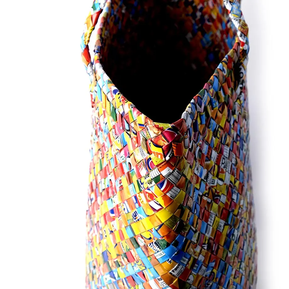 Medium Woven Beach Bag (WV10-14-131M), image 1