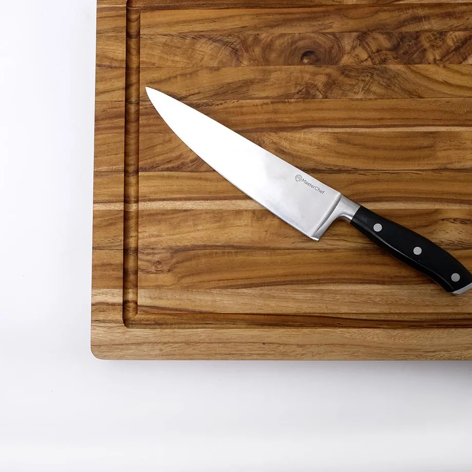 Large Teak Edge Grain Butcher Block, image 3