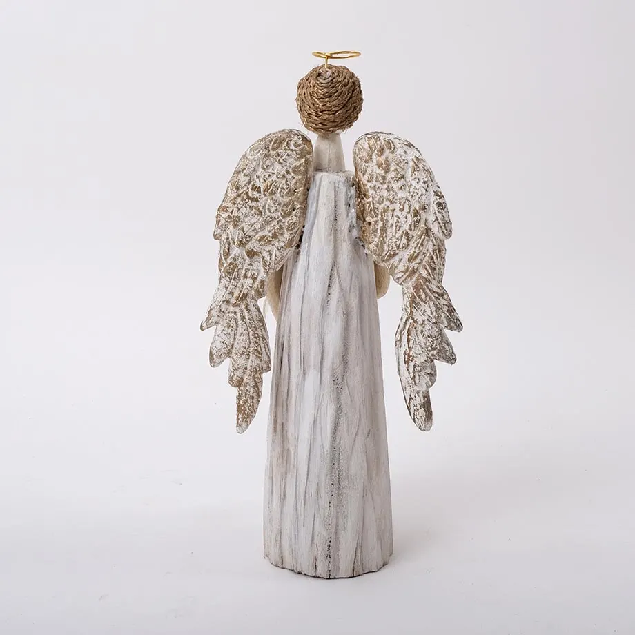 Wooden Standing Angel, image 4