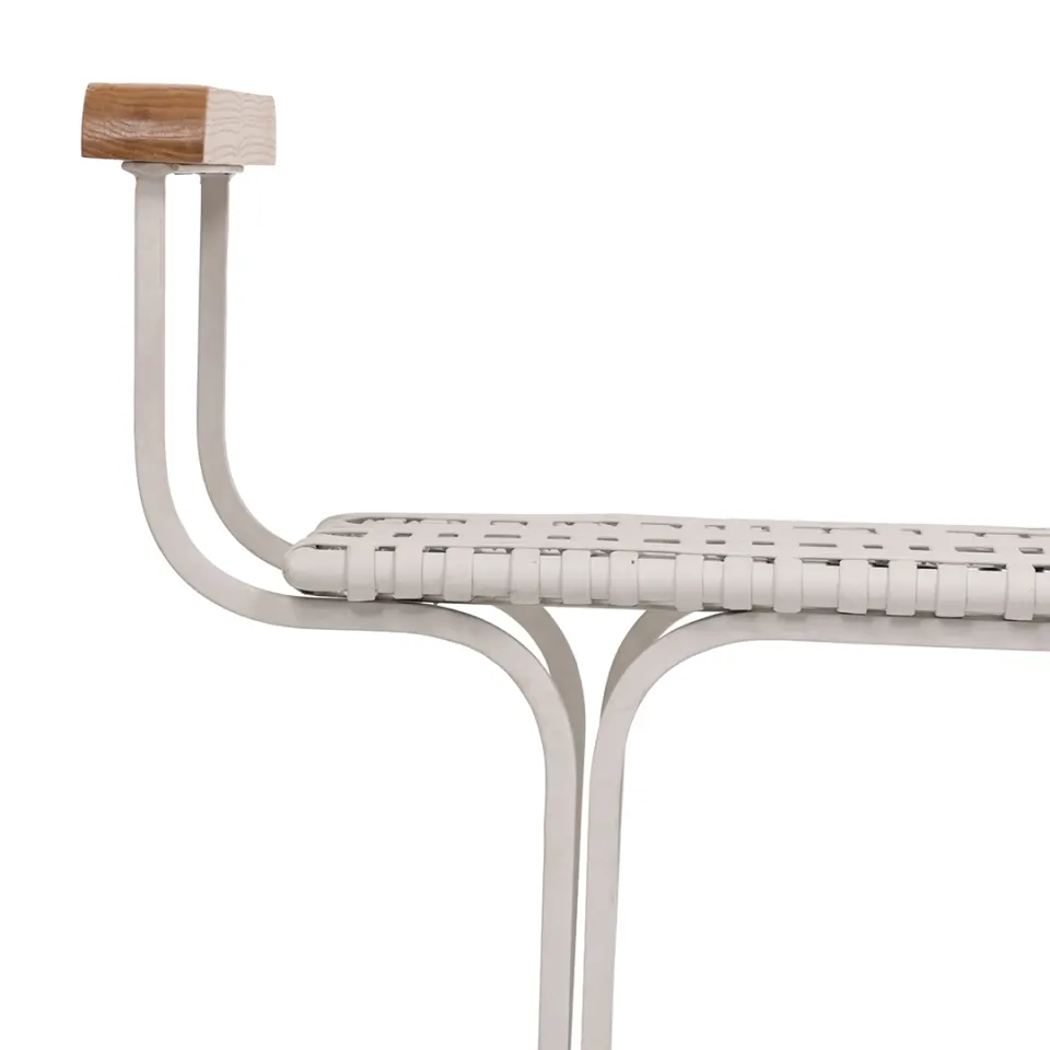 CHEQUE bench with armrest, image 5