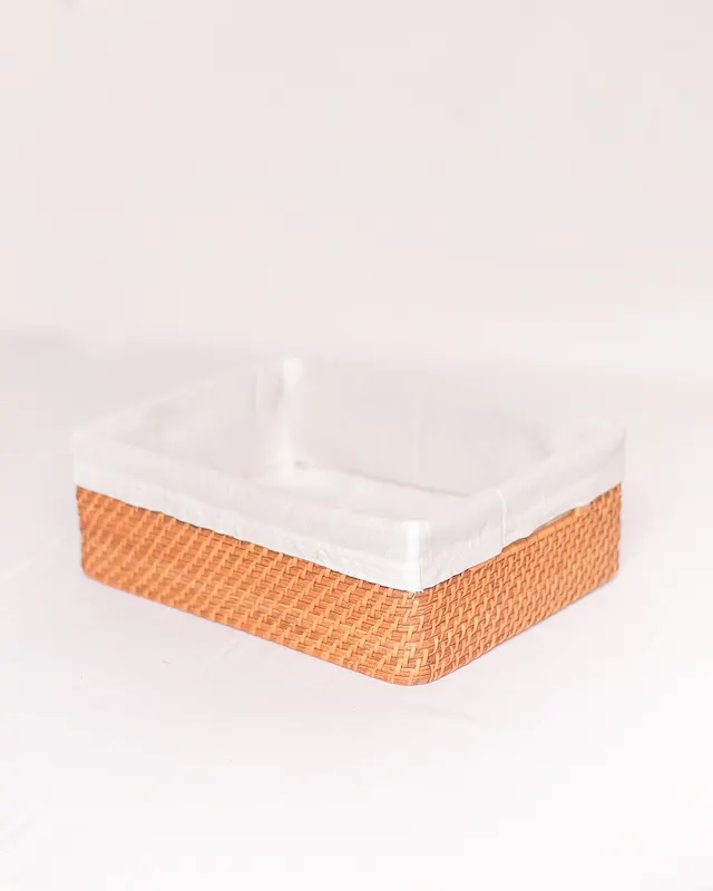 Rattan Organizer with Lining, image 4