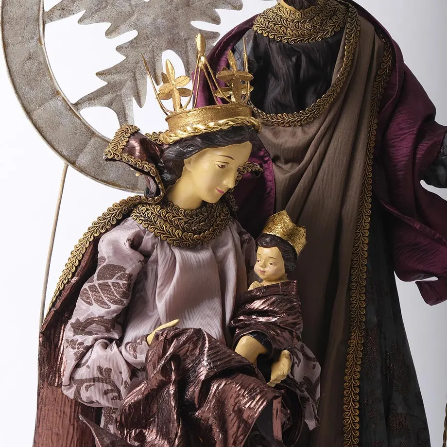 24-inch Baroque Traditional nativity with Tin Background (D24DEV54), image 4