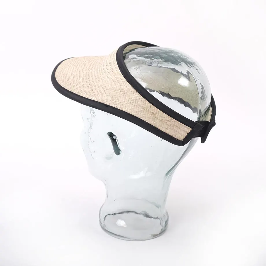 Fine Raffia Visor Hat (HT17-1047), image 4