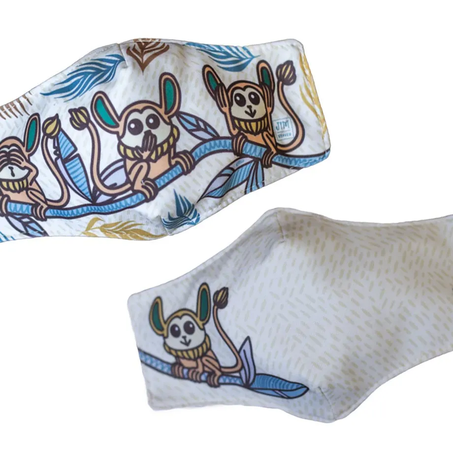 Tarsier No Evil Reversible Face Mask