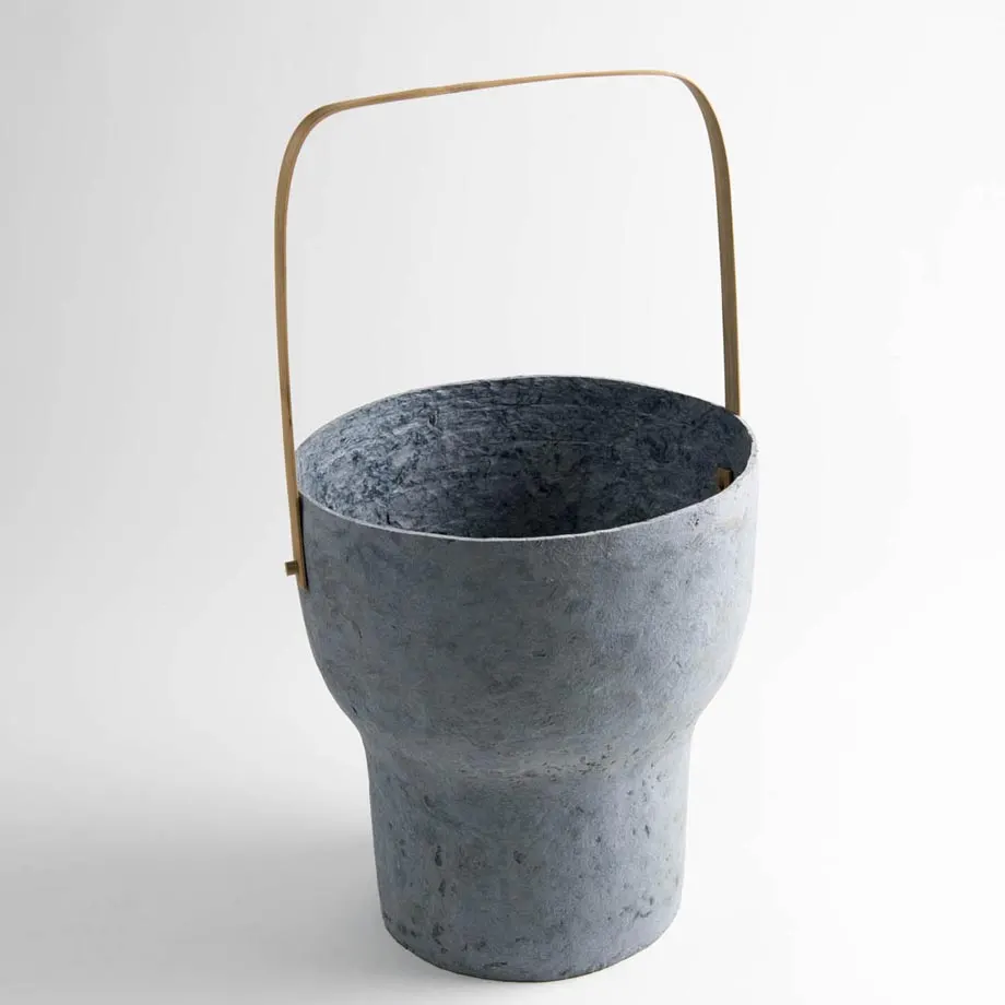 Paper Clay Vase (Grey Single), image 2