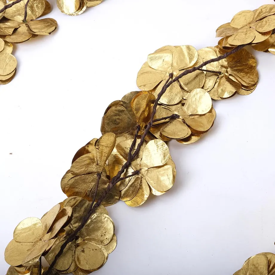  Gold Leaf Blossom Garland (D24FCG-36), image 5
