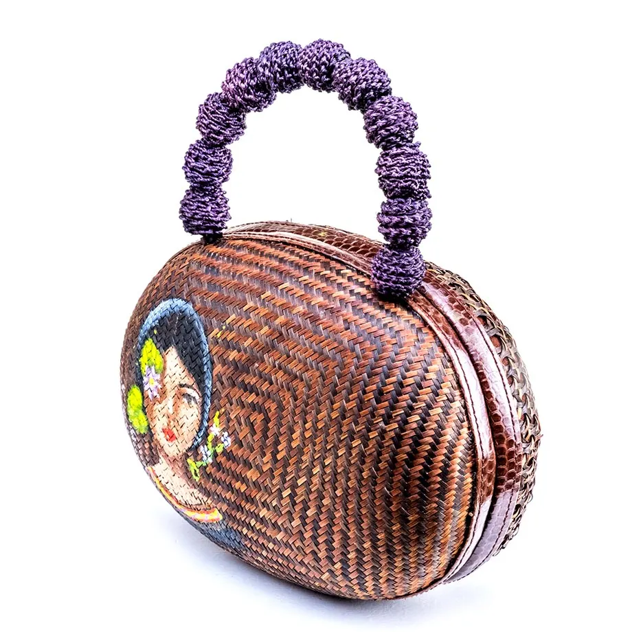 Agsam x k.Manansala handpainted bags. National Artist Award., image 4