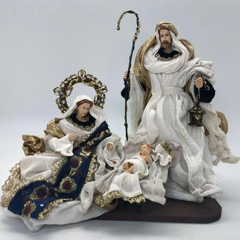 Majestic Blue Holy Family Set, image 1