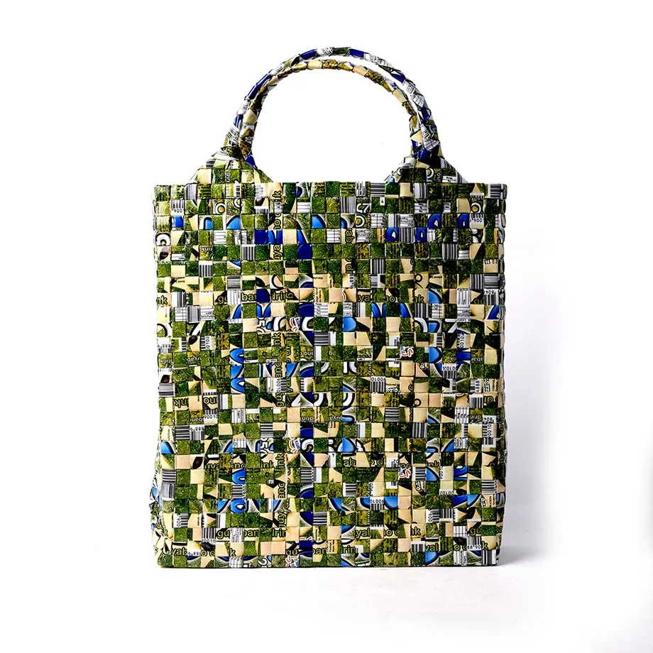 Tall Woven Square Tote (WV10-06-49), image 5