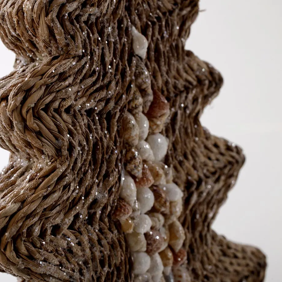 13”H Shape Rope tree with shell, image 5