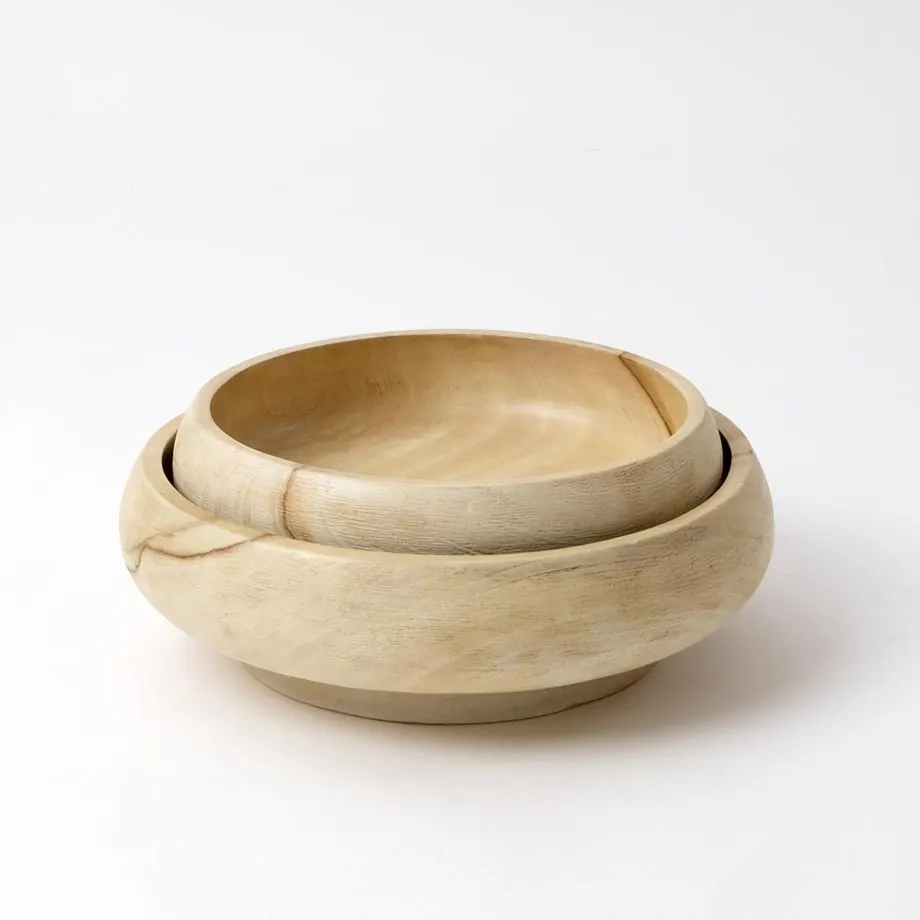 AMB20-127, 128 Round footed blonde bowl, image 4