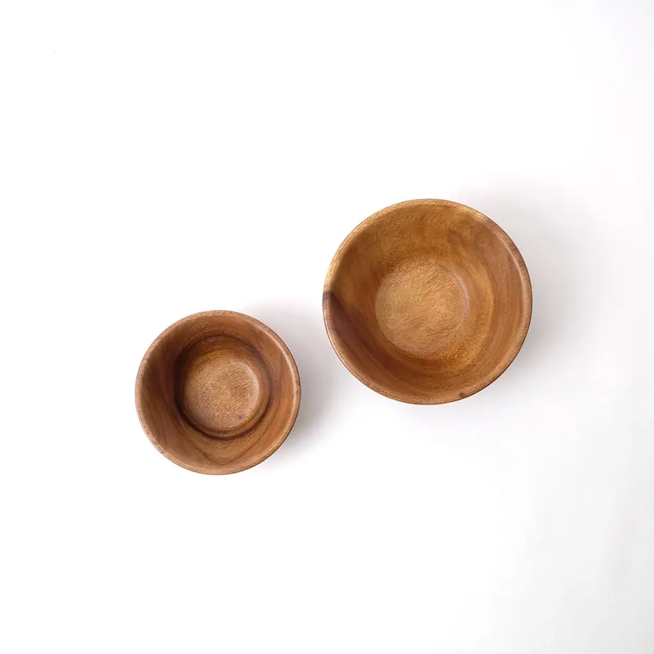 Acacia Round Tapered Bowl (MF-015), image 4