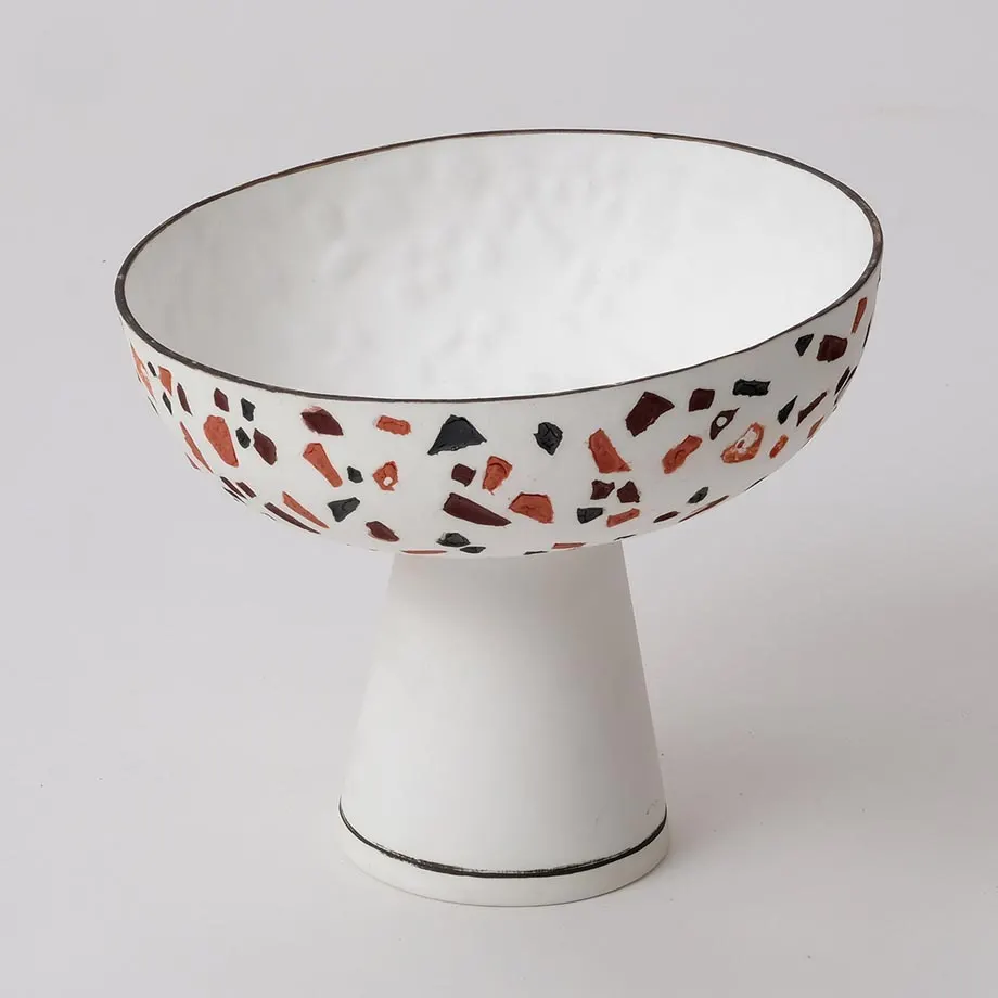 Mosaic Footed Bowl, image 4