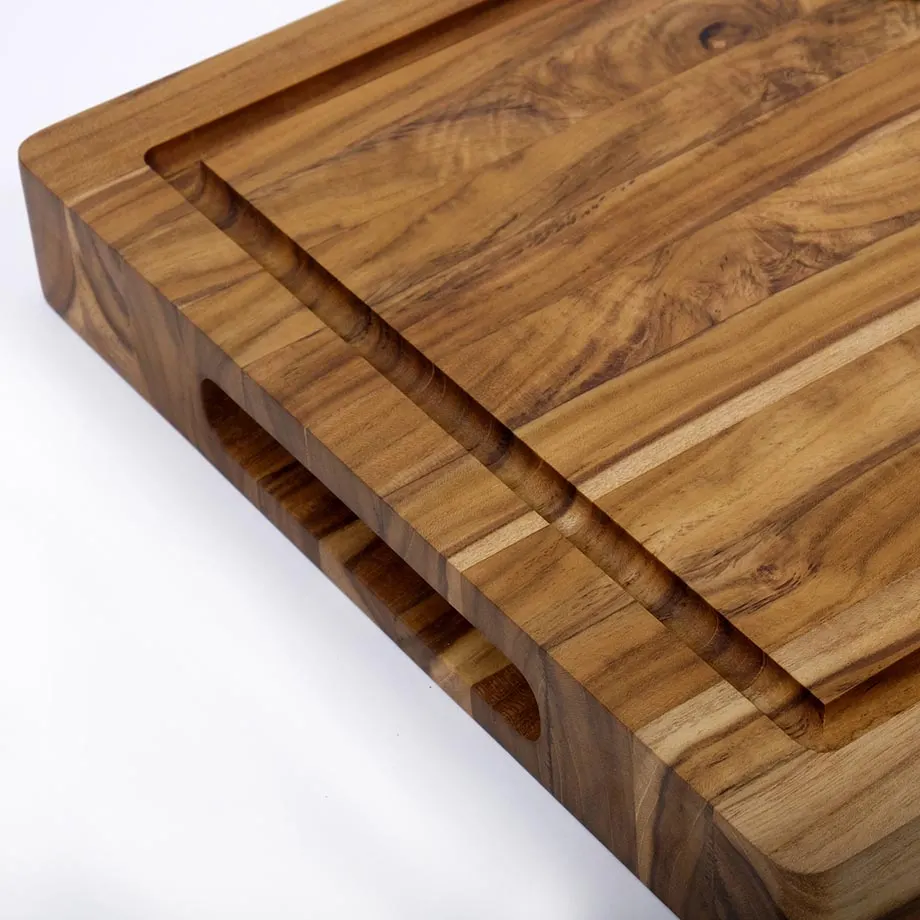 Large Teak Edge Grain Butcher Block, image 2