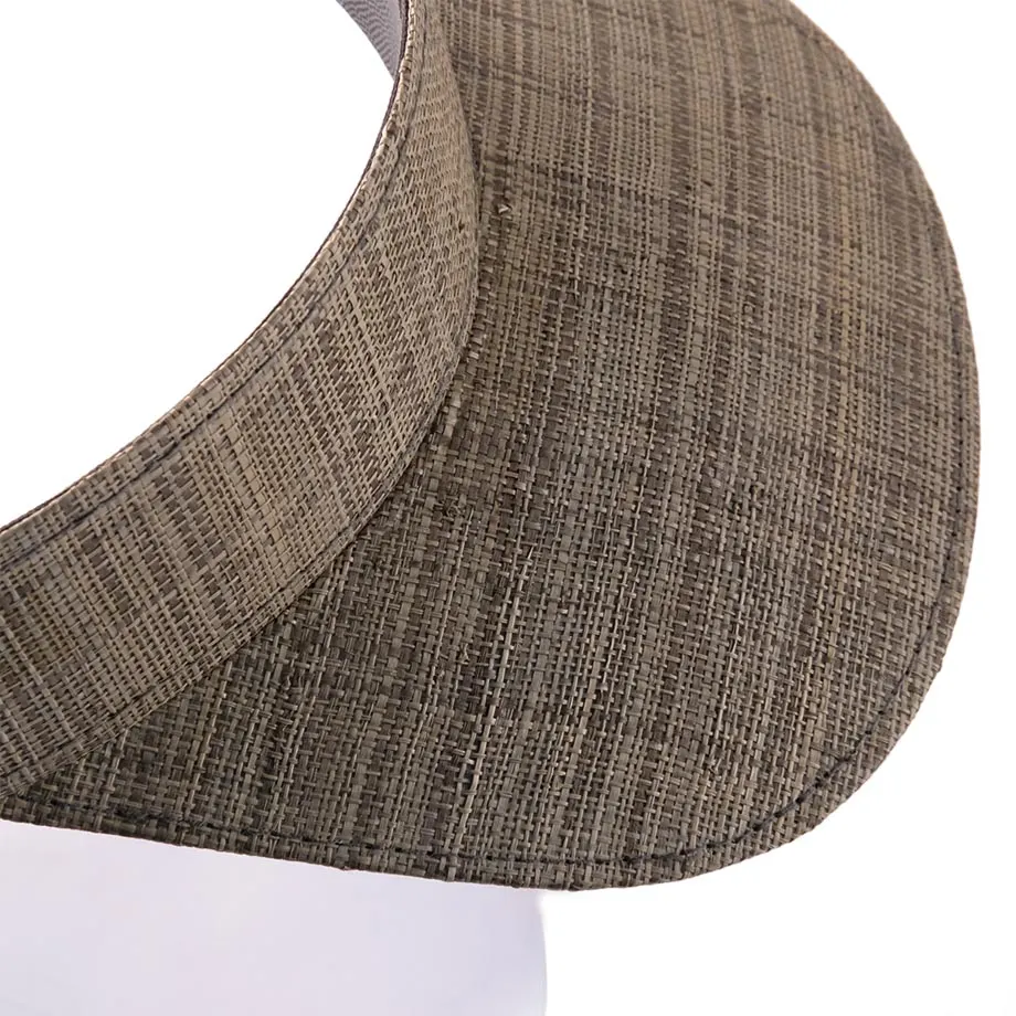 RAFFIA VISOR + FACE SHIELD (GRAY), image 5