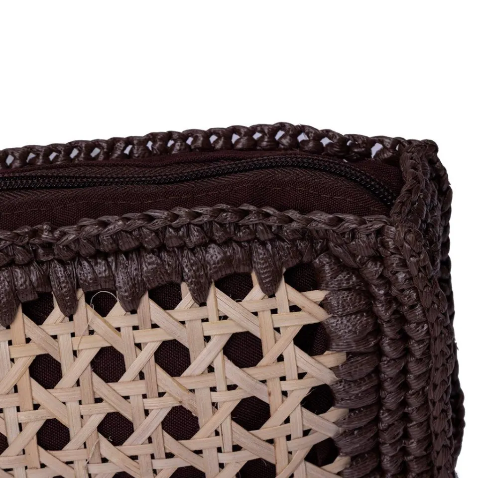 Small Straw Purse with Solihiya Design, image 6