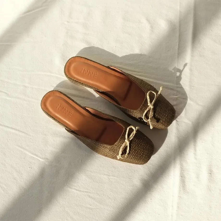 MILA Raffia Mule, image 1