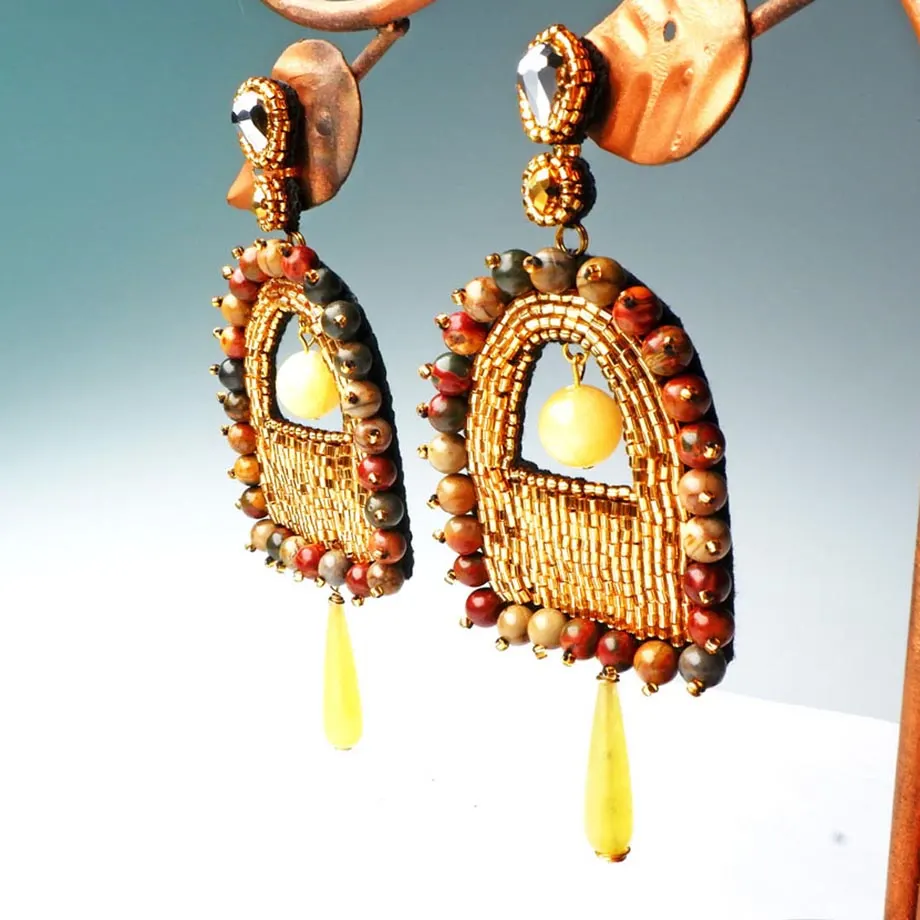 Timekeeper Earrings, image 1