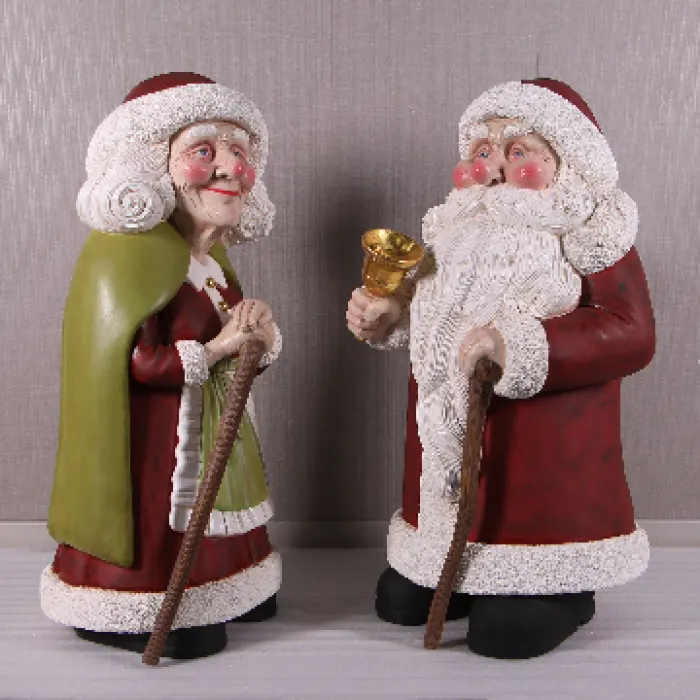 Vintage Mr & Ms Claus, image 2
