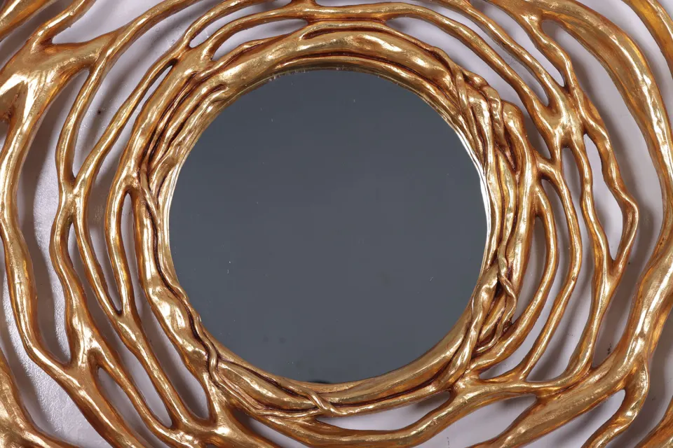 Twiggy Mirror gold / silver leaf, image 7