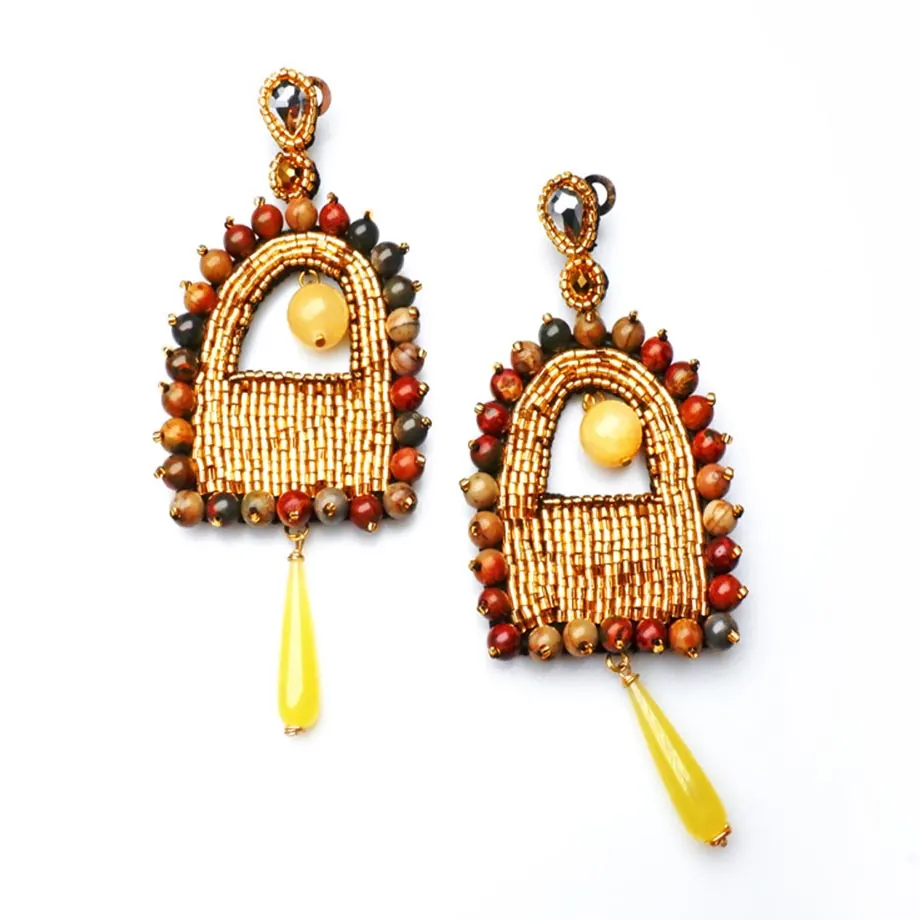 Timekeeper Earrings, image 2