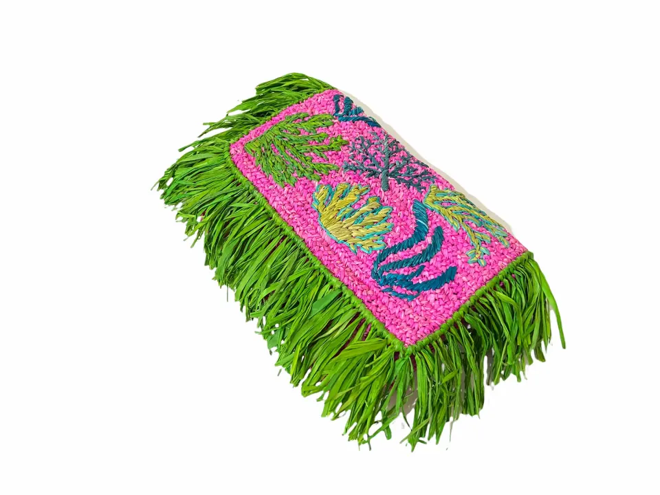 CORAL CLUTCH BAG, image 1