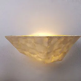  Abstract-shaped Capiz Laminated Wall Lamp, image 5