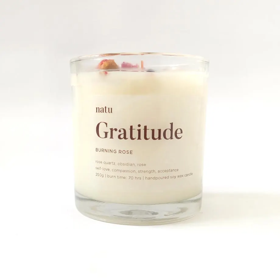 Gratitude Soy Candle, image 1