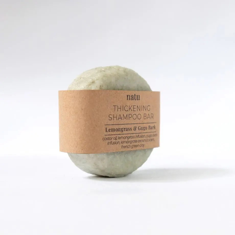 Lemongrass Thickening Shampoo Bar, image 2