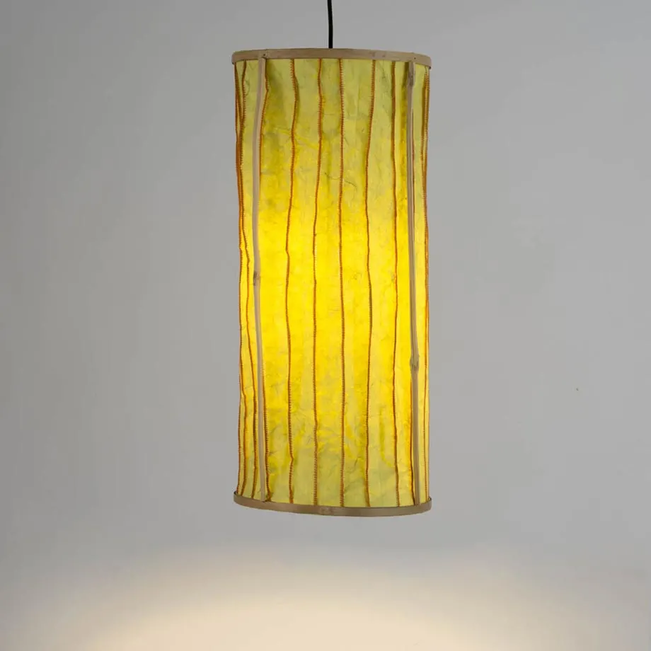 Stitched Washable Paper Lamps (Lime), image 1