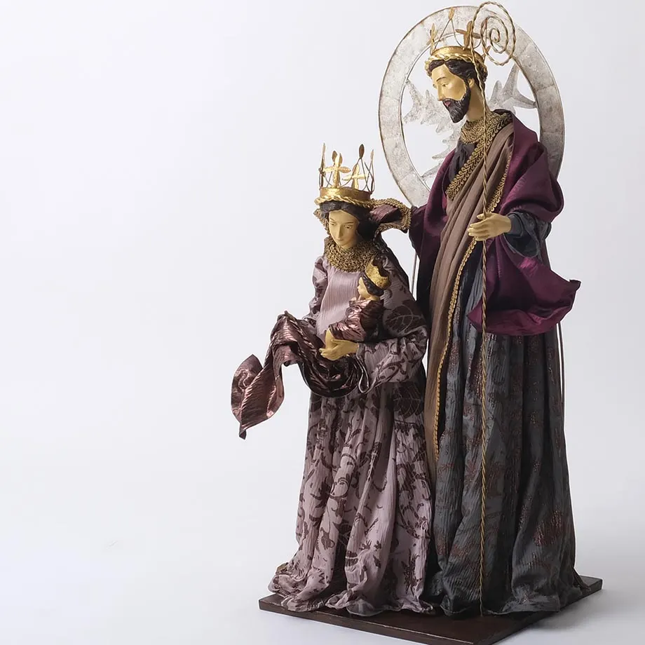 24-inch Baroque Traditional nativity with Tin Background (D24DEV54), image 3