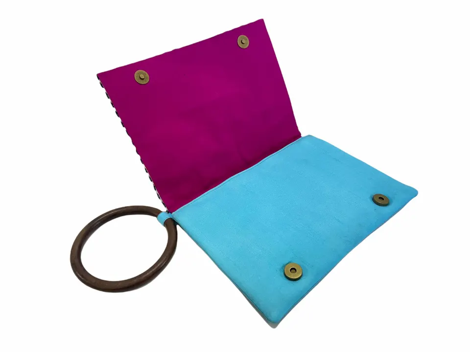 FILIPINAS STAMP CLUTCH BAG, image 6