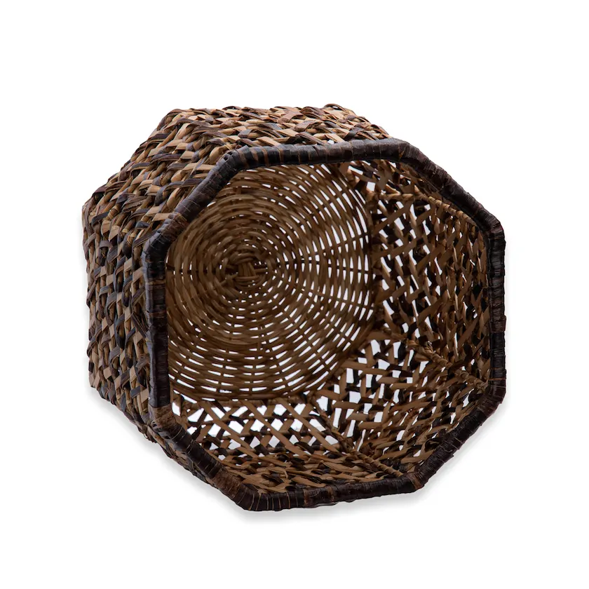 Woven Basket w/ Bac Bac accent, image 4