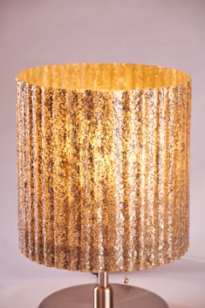 FLUTED CAPIZ TABLE LAMP, image 2