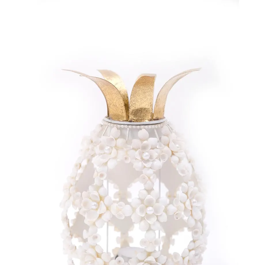  Shell pineapple tea light holder, image 2