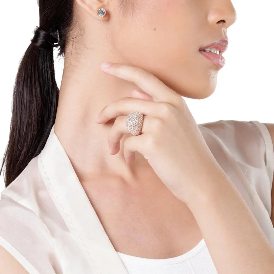 Rose Cut Diamond Bubble Ring , image 5