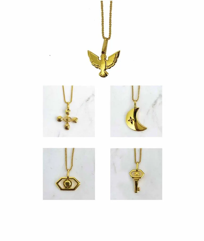 Ava, Crux Wedjat, Luna, Wedjat and Avatar Necklaces