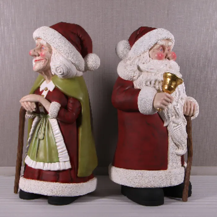 Vintage Mr & Ms Claus, image 3