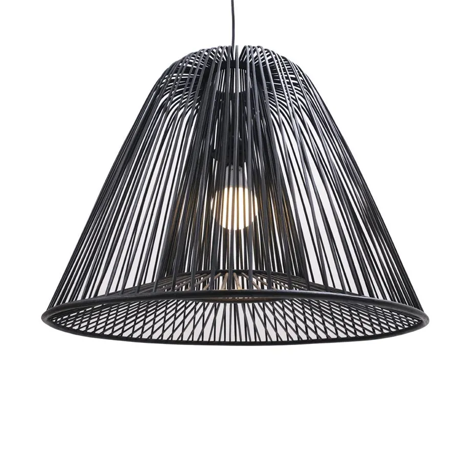 NCA90102-W BAMBOO DOME PENDANT, image 1