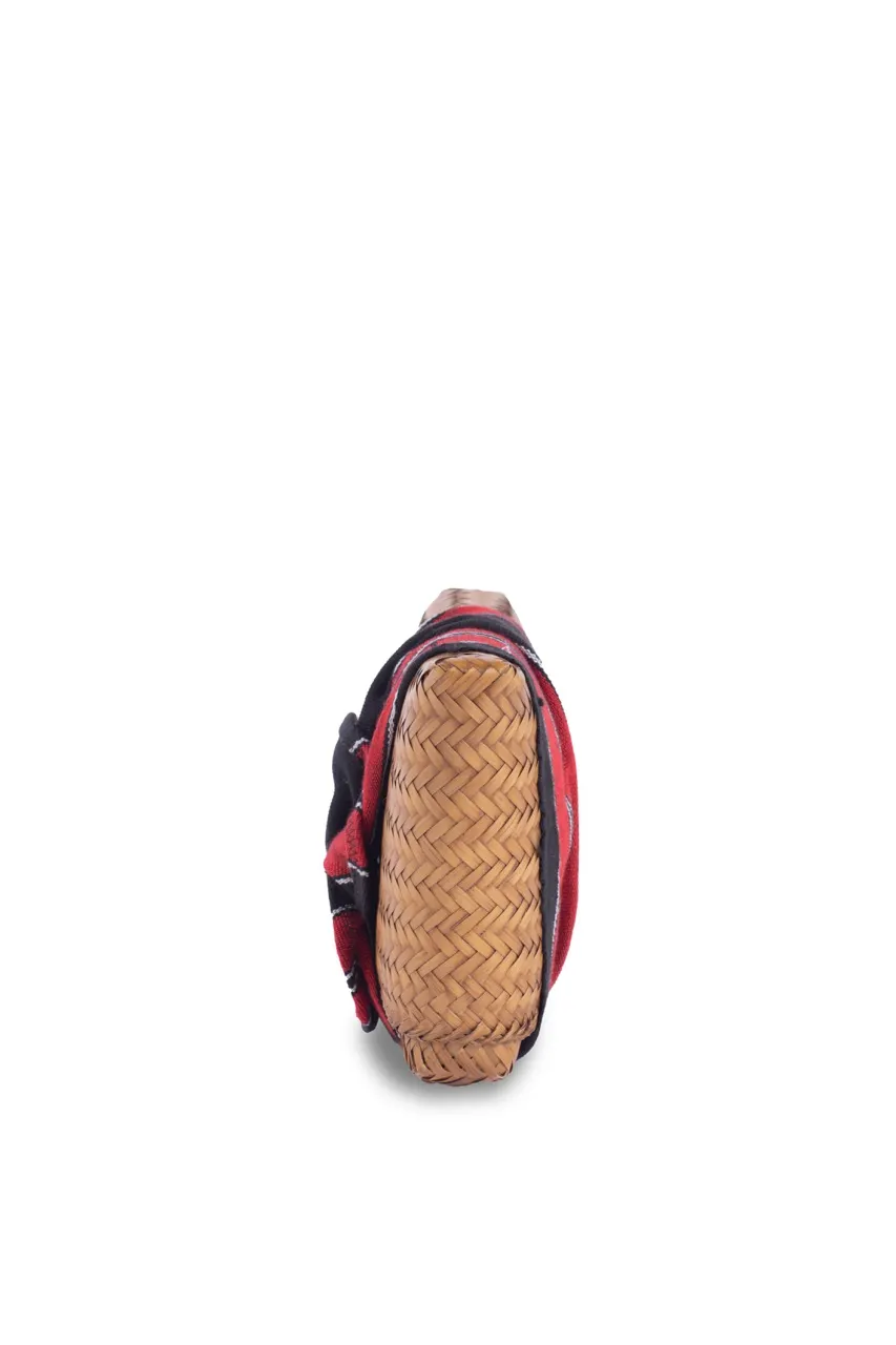 Bamboo Clutch Bag with Ribbon, image 2