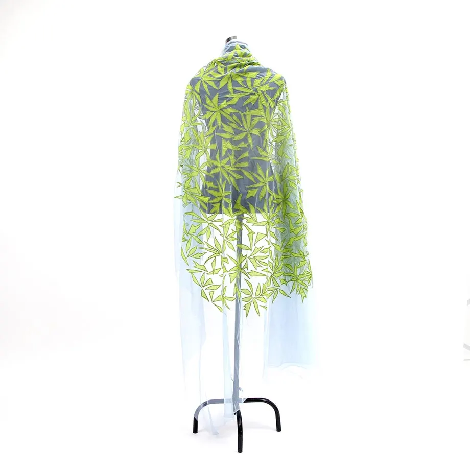 Navigating the Dreamscape / Petal Shadows Malong / Kaftan Textile / yellow, image 4