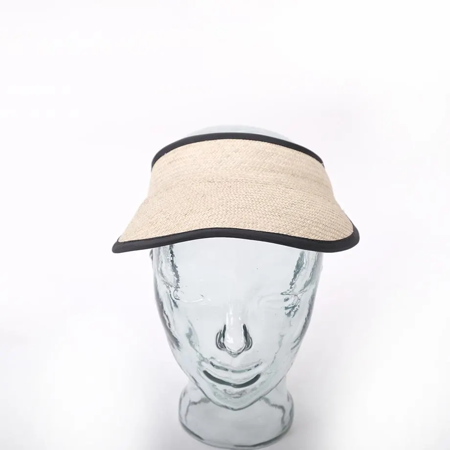 Fine Raffia Visor Hat (HT17-1047), image 2