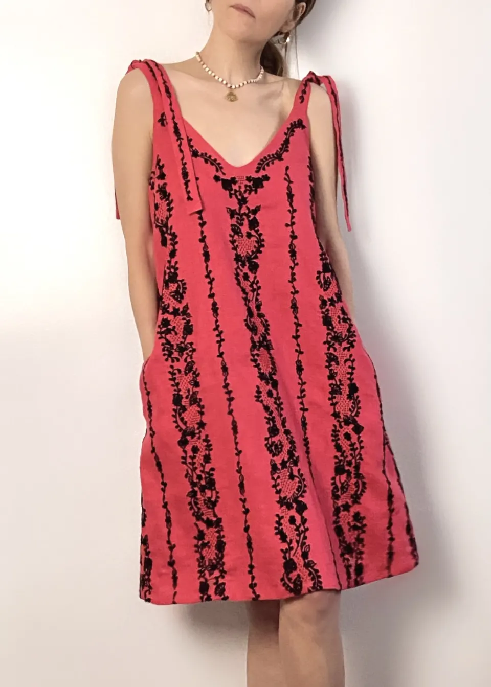 VERONICA Dress, Red, image 4