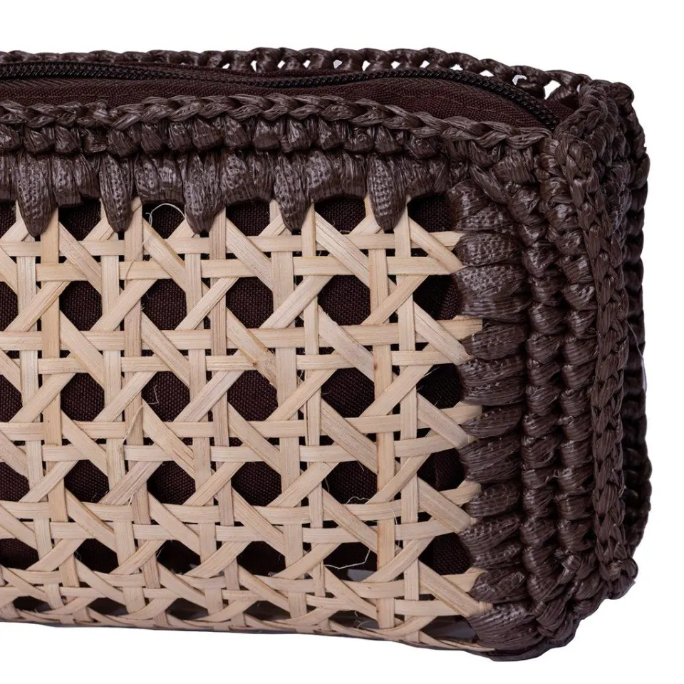 Small Straw Purse with Solihiya Design, image 4