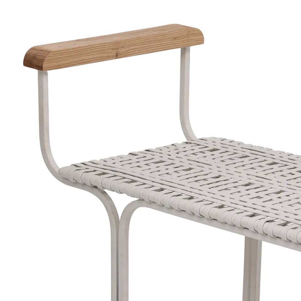 CHEQUE bench with armrest, image 6